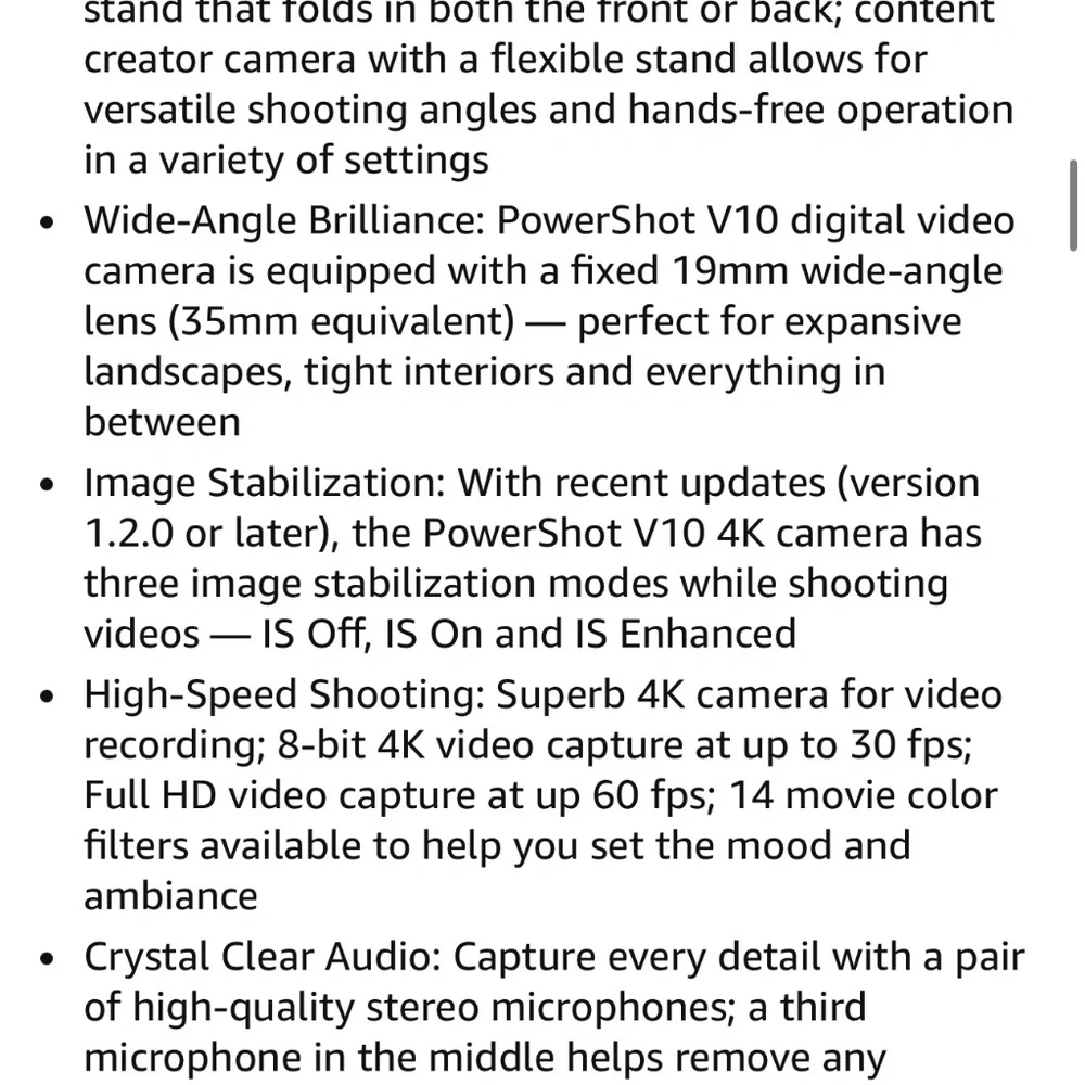 Canon Power shot V10